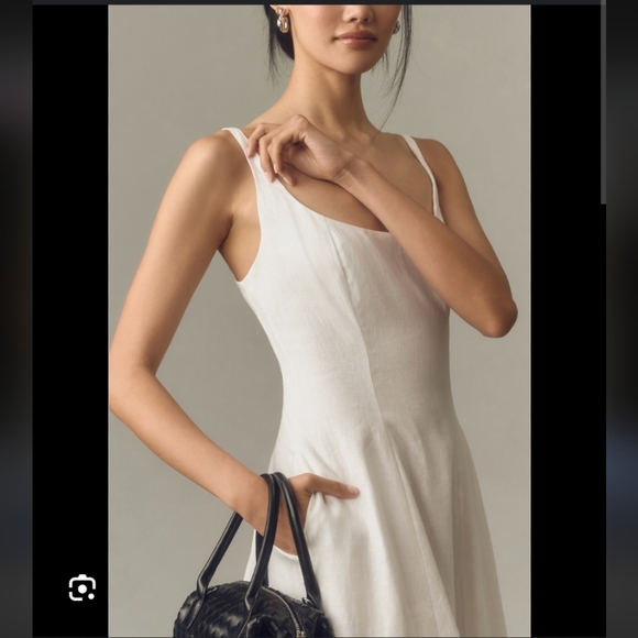 Reformation White Midi Dress - Picture 4 of 13